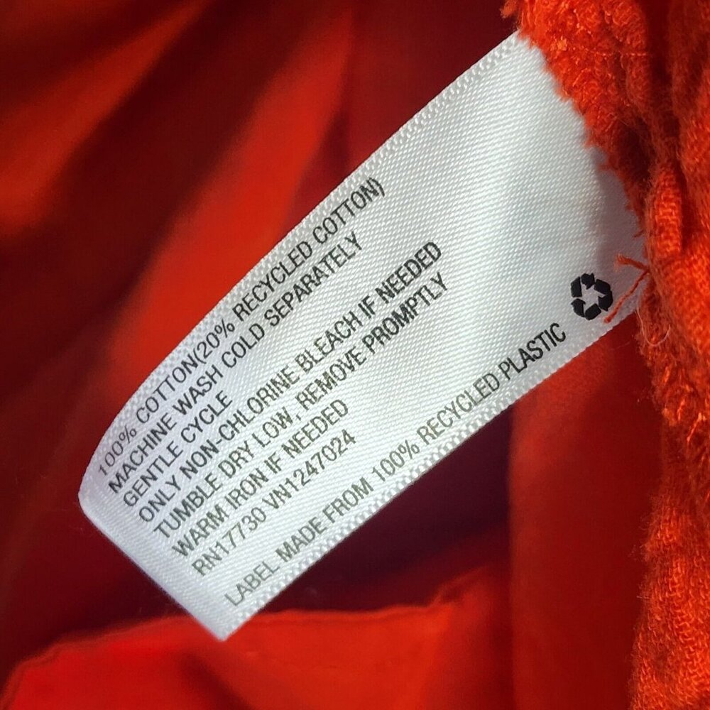 Universal Thread Solid All Orange Short Sleeve Pu… - image 6